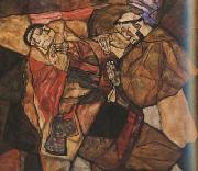 Egon Schiele Agony (mk20) oil on canvas